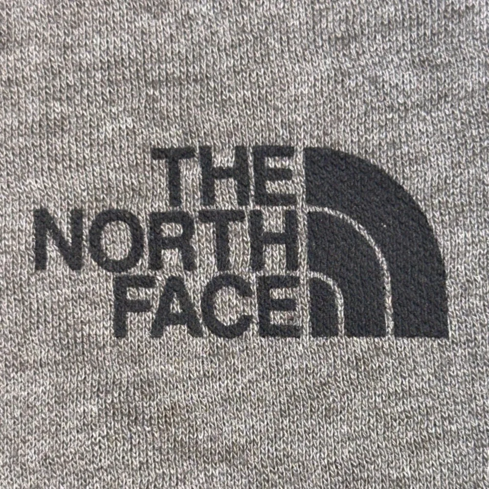 The North Face Mens Gray Grizzly Bear Logo Pullover Hoodie XL Sweatshirt